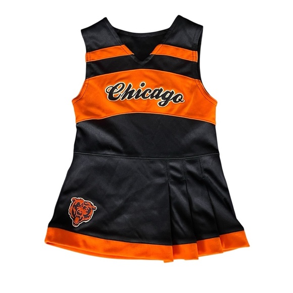 Unbranded Other - Chicago Bears Team Cheerleader Outfit Toddler Girls 2T Dress Navy & Orange